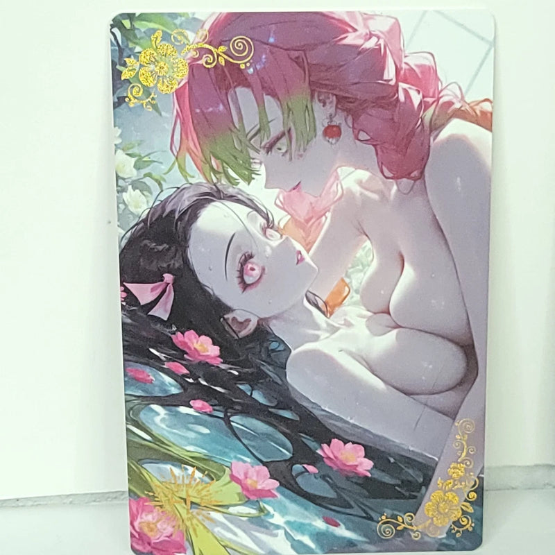 Nezeko Mitsuri Premium Waifu Card Anime Wall Art Oversized Board A5 Model