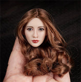Asia Actress Liu Yan Head Sculpt Model Fit for 1/6 TBLeague Action Figure Model