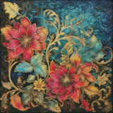 Floral Damask 1 - Counted Cross Stitch Kits Needlework Embroidery Model