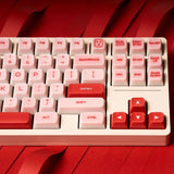 Red Strawberry SA Profile Doubleshot PBT Keycap Set Semi-transparent Key Caps Model