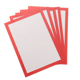 11.7x8.3 Inch Color Frame Poster Board, 2 Pcs Poster Board Paper, Red Model