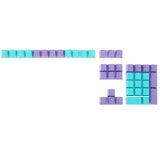 42 Key PBT Keycap Set Mechanical Numeric Keypads for Keyboard, Purple Blue Model