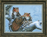 Embellished cross stitch kit "Warm nest" Model