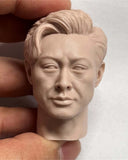 1/6 Scale Unpainted Zhang Songwen Head Carving Sculpt Model Toys Model