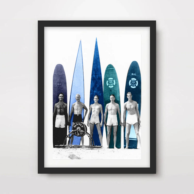 VINTAGE SURF BOARDS SURFING SURFER ART PRINT Poster Waves A4A3A2 Wall Photograph Model