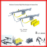 ETmodel P35-218 1/35 Modern German MG3 Machine Gun & Ammo Box 3D Print & PE Set Model