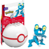 MEGA Pokemon Froakie Building Toy Kit, Poseable Action Figure (29 Pieces) Model