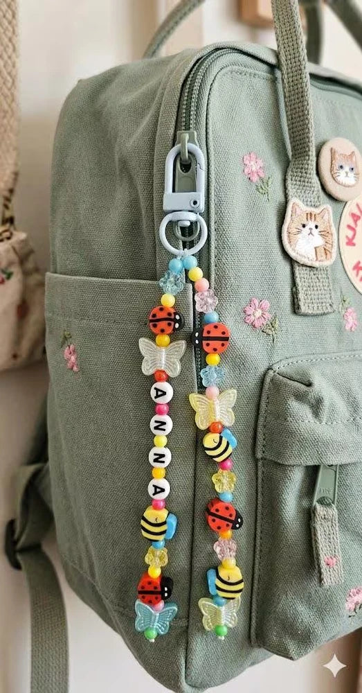 Kids DIY Keychain Kit | Personalized Backpack Charm Craft for Girls & Boys Model
