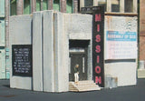 Downtown Deco N Scale Rescue Mission w/funny sign Building kit Craftsman Model
