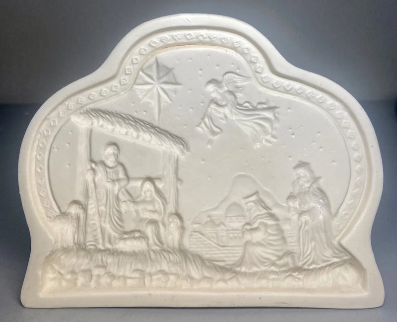 Vintage Enesco Ceramic Nativity Scene Lamp Light Figurine Display 6¡± X 5¡± ??Rare Model