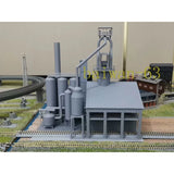 N Scale 1:160 Train Model Scene Factory Chemical Plant Building Model Kit Set Model