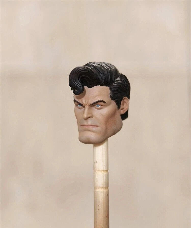 Painted 1:12 Head Sculpt Knight Hero Man For 6" Male Action Figure Doll Body Toy Model