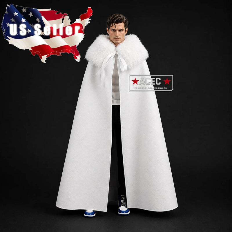 1/6 Fur Collar Cape Cloak For 12" Hot Toys PHICEN Male Female Figure Accessories Model