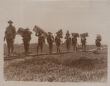 WW1 British Western Front France duckboards RARE 1917 - Original Press Photo Model