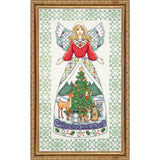 Design Works counted cross stitch kit "Winter Angel", 23x38cm Model