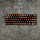 Wooden Rosewood OEM Cross Shaft Keycaps for 60/87/108 Mechanical Keyboard Keypad Model