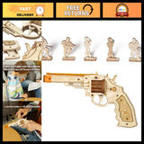3D Wooden Puzzle DIY Building Toy - Mechanical Model, Multi-Player Game, Gifts f Model