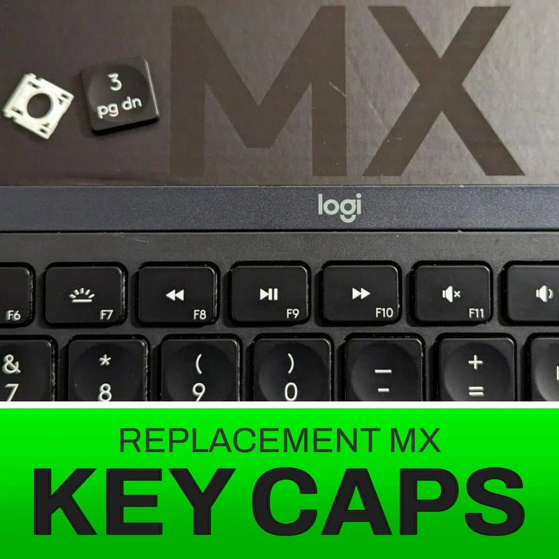 Logitech MX KEYS Black REPLACEMENT KEY CAP & HINGE ONLY Keyboard Part YR0073 OEM Model
