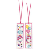 Vervaco bookmark counted cross stitch kit "Unicorn" Set of 3, 4x15cm Model