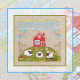 DIY Cross Stitch Embroidery Kit In the meadow Village Sheep Craft Art Gift Model