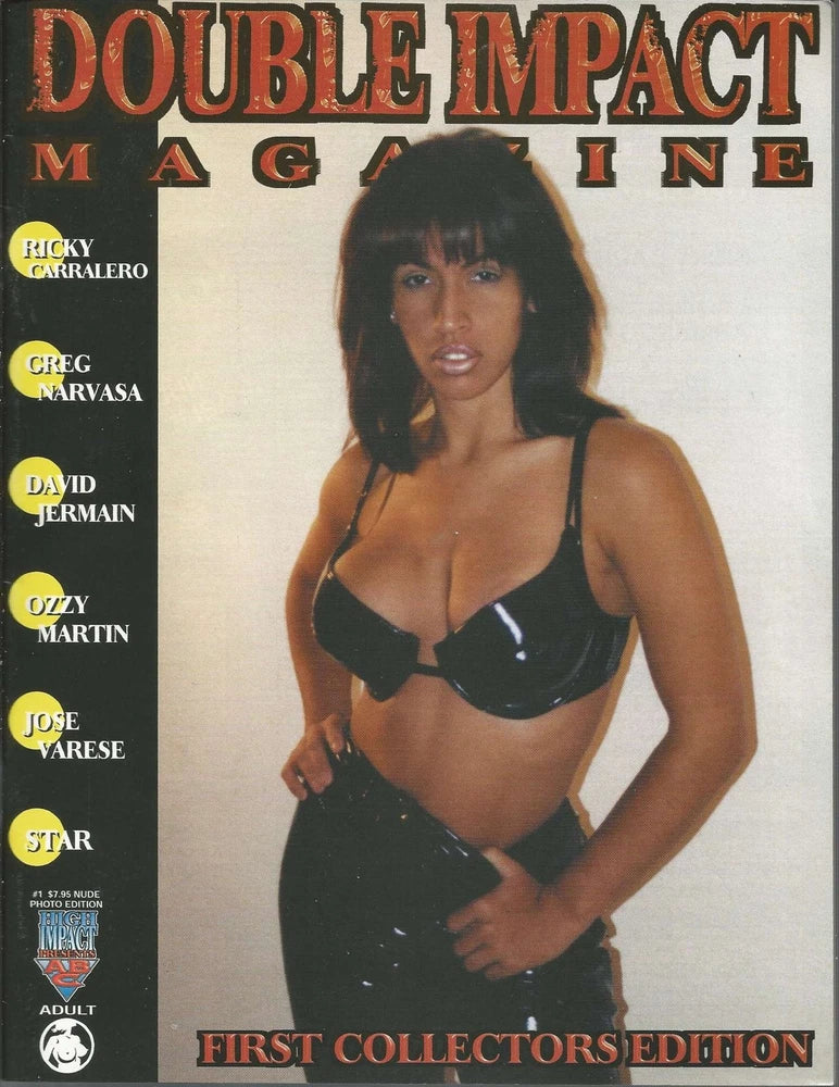 Double Impact Magazine #1A FN; Rising Star | Photo Edition - w/Bag+Board Model