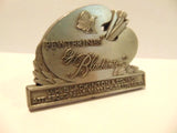 advertising display sign for pewter figurines: Pewterines by Blackinton Model