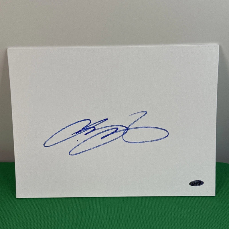 LeBron James Signed Autographed 12x9 Canvas Board COA Hologram LA LAKERS Model