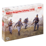 ICM 35673 Plastic model kit figures Scale 1:35 Austro-Hungarian Infantry (1914) Model