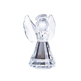 Clear Crystal Angel Figurine Collectible Glass Angel Ornament Home Decor Model