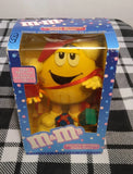 M&M Yellow Animated Christmas Display Figure Presents New in Opened Box LOOK!!! Model