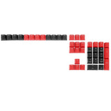 42 Key PBT Keycap Set Mechanical Numeric Keypads for Keyboard, Black Red Model