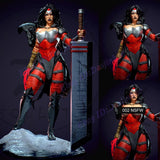 Absolute Wonder woman 1/12 1/6 3D Print Model Kit Unpainted Unassembled 2 Ver Model