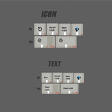9009 Color Capslock Windowed keycap Set Model