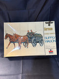 Model Kit ESCI 1:35 Scale German Supply Wagon Model