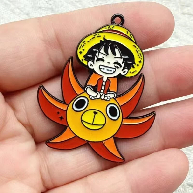 20pcs cartoon Anime Enamel Metal DIY Charms Pendants key Jewelry Making Charms