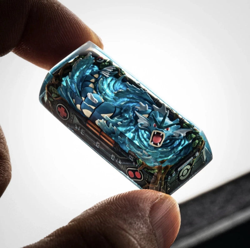 S-Craft GYARADOS Artisan Pokemon 2.25u Keycap *New & Unused Model