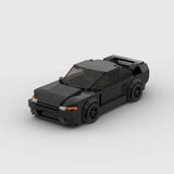 MOC Car Black Nissan R32 GTR Skyline Building Block Model Kit Toy Gift Model