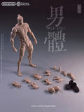 Romankey X COWL 1/12 White Joint Flexible Head 6" Male Action Figure Body Doll Model