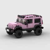MOC Car Jeep Wrangler Building Block Model Kit Toy Gift 407 Pcs Model