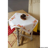 Vervaco Aida tablecloth stitch embroidery kit Hedgehog and mushrooms, counte DIY Model