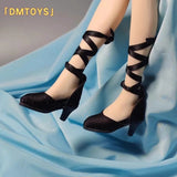 DMTOYS 1/6 Scale Female Elegant Strappy Heels Model For 12" Action Figure Body Model