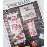 Vintage Permin Copenhagen Santa Nisse Advent Calendar Cross Stitch Kit 34-4235 Model