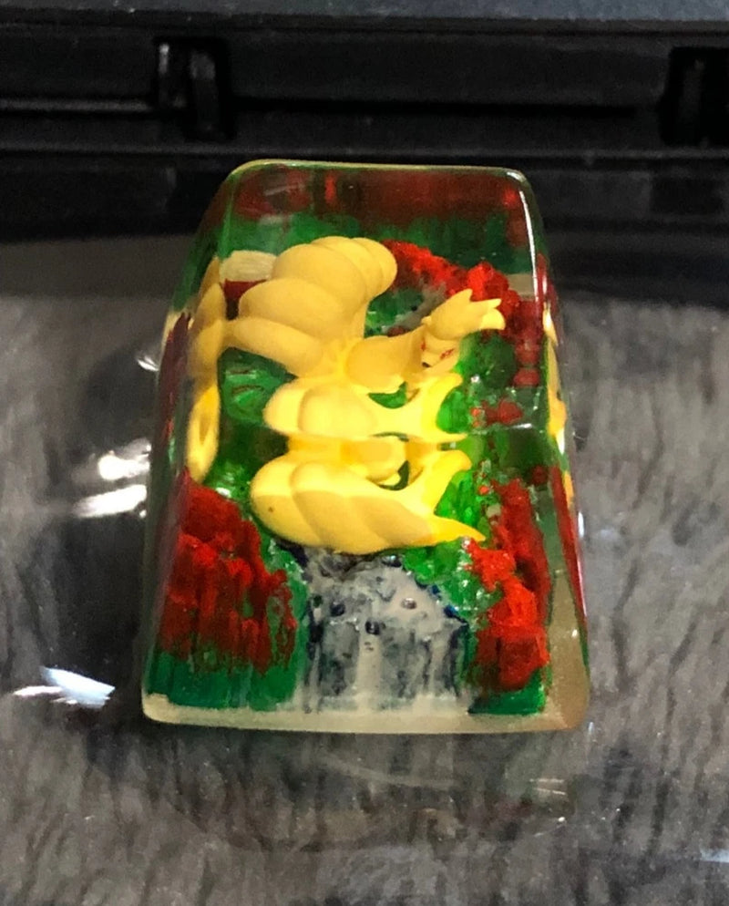 Ninetales Custom Artisan Resin Escape Keycap Model