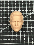 1/12  1/6 Unpainted Legendary Hero Head Carved Model Toys Model
