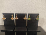 1/6 Female Micro-set Zircon Fan Earring Model For 12