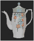 Cross Stitch Pattern by Florashell - Coffee Pot Model