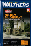 HO Scale Walthers Cornerstone 933-2913 McGraw Oil Company Building Kit Model