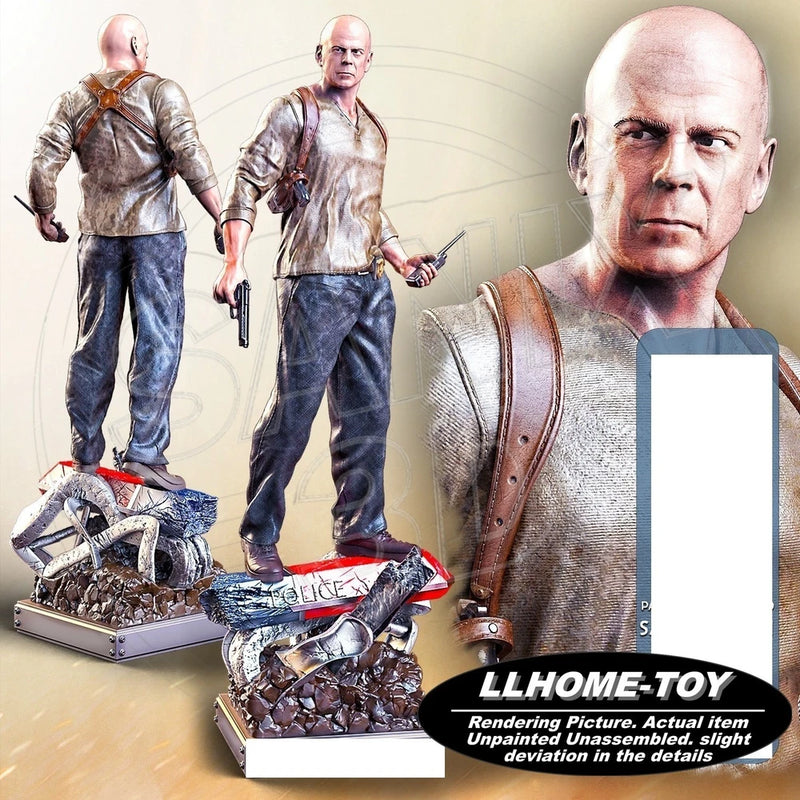 1/6 Bruce mcrane Resin 3D Print Model Unpainted Unassembled GK statue Figure Model