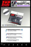 Top Studio 1.0mm braided line (black) 2 Metres - Detail-Up Item # TD23207 Model