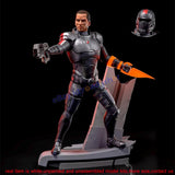 Commander Shepard 1/12 1/8 1/6 1/4 Model Kit Unpainted Unassembled 3D Printing Model